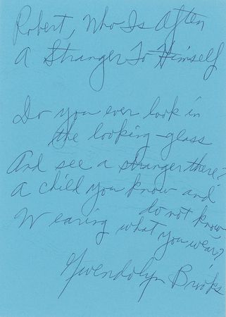 Lot #517 Gwendolyn Brooks - Image 1