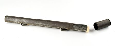 Lot #58 Grover Cleveland: Interior appointment from President Cleveland, with rare metal mailing tube - Image 2