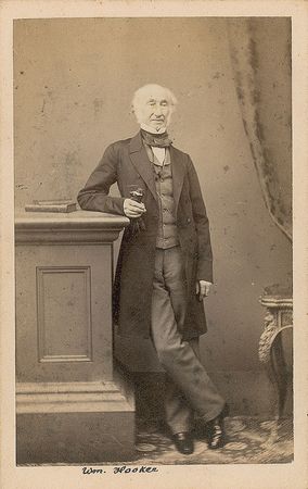 Lot #277 William Jackson Hooker: Rare, Signed CDV, The Director of the Royal Botanic Gardens - Image 2