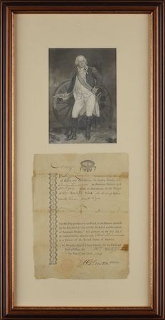 Lot #217 Benjamin Lincoln Signed Document - Image 1