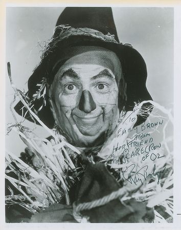 Lot #916 Wizard of Oz: Ray Bolger Signed Photographs - Image 1