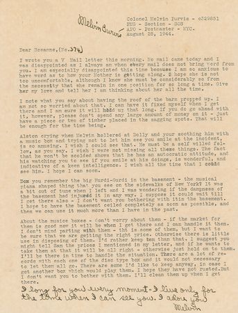Lot #171 Melvin Purvis Typed Letter Signed - Image 1