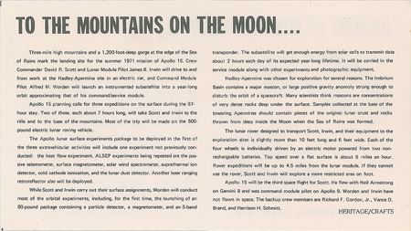 Lot #8325 Dave Scott?s Apollo 15 Lunar Surface-Flown Sieger Crew-Owned Cover - Image 3