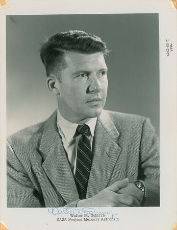 Lot #8034  Mercury 7 Signed Photographs - Image 4