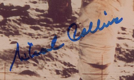 Lot #8231  Apollo 11 Signed Photograph - Image 3