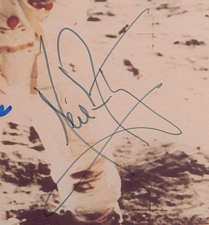 Lot #8231  Apollo 11 Signed Photograph - Image 4