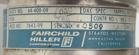 Lot #8122  Apollo Saturn V Third-Stage Valve - Image 4