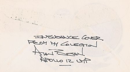 Lot #8296 Alan Bean's Apollo 12 Signed 'Type 1' Insurance Cover - Image 2