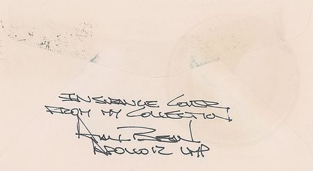 Lot #8297 Alan Bean's Apollo 12 Signed 'Type 2' Insurance Cover - Image 2