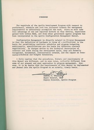 Lot #8130  Apollo Configuration Management Manual - Image 2