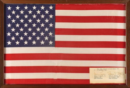 Lot #8075  Gemini 12 Flown Flag - Image 1