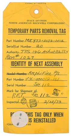 Lot #8098  Apollo 15 Flown Command Module SECS Signal Amp - Image 3