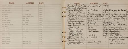 Lot #8228  Apollo 11 Signed Log Book from Richard Nixon's Air Force One - Image 6