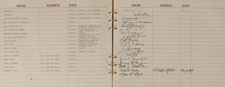 Lot #8228  Apollo 11 Signed Log Book from Richard Nixon's Air Force One - Image 8