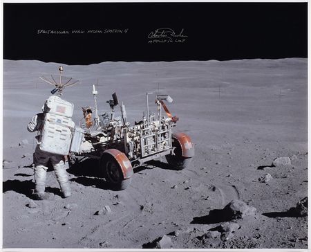 Lot #8465 Charlie Duke Signed Photograph - Image 1