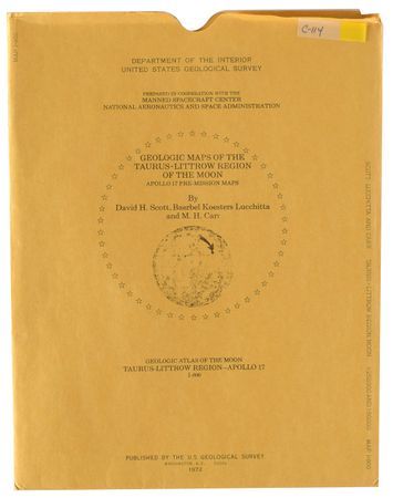 Lot #8349 Gene Cernan Signed Lunar Map - Image 4