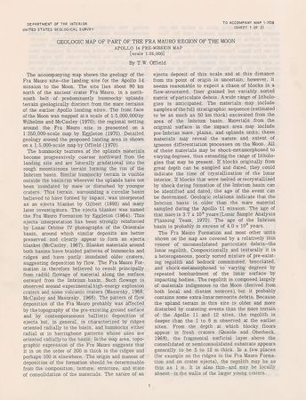 Lot #8315 Edgar Mitchell Signed Lunar Map - Image 4