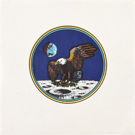 Lot #8374 Buzz Aldrin Signed Beta Patch - Image 2