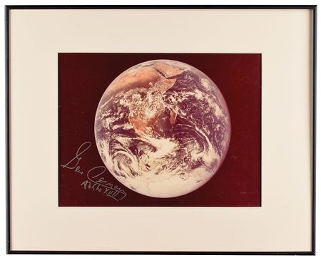 Lot #8500 Gene Cernan Signed Photograph - Image 1