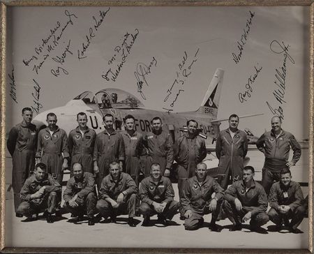 Lot #8153 Ed White's USAF Test Pilot Diploma and Class Photo - Image 2