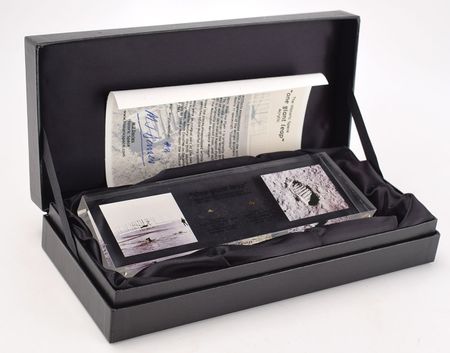 Lot #8190  Apollo 11 and Wright Flyer Artifact Display - Image 3