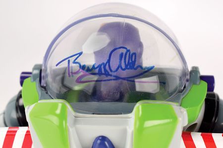 Lot #8376 Buzz Aldrin Signed Buzz Lightyear Toy - Image 4