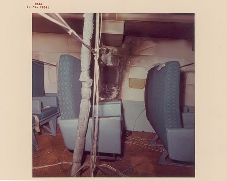 Lot #8343  NASA Aircraft Flammability Test Photographs - Image 9