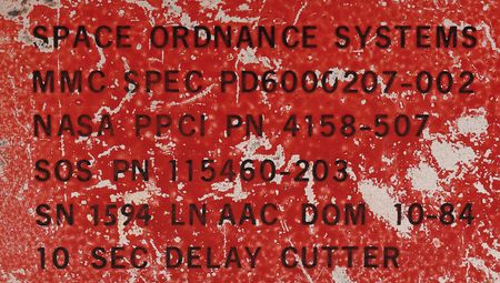 Lot #8537  Space Shuttle Parachute Line Cutter - Image 2