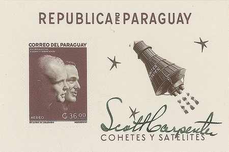 Lot #8137  Astronauts Signed Stamp Collection - Image 6