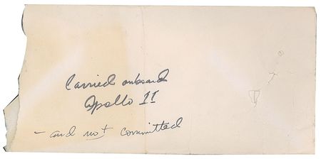 Lot #8288 Michael Collins's Apollo 11 Flown Tie Clip and Cufflinks - Image 2