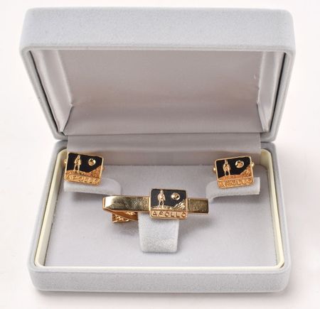 Lot #8288 Michael Collins's Apollo 11 Flown Tie Clip and Cufflinks - Image 5
