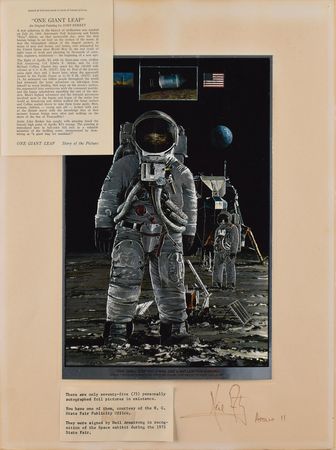 Lot #8267 Neil Armstrong Signed Photograph - Image 1