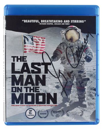 Lot #8482 Gene Cernan Signed Blu-ray - Image 1