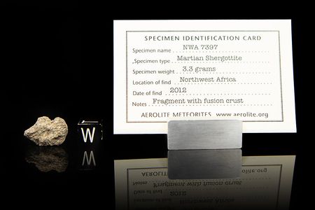 Lot #8016  NWA 7397 Martian Meteorite Fragment - Image 3