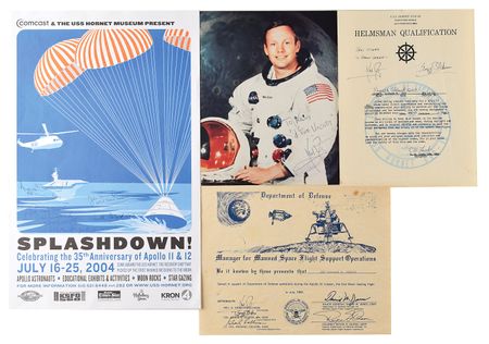Lot #8239  Apollo 11 USS Hornet Group Lot - Image 1