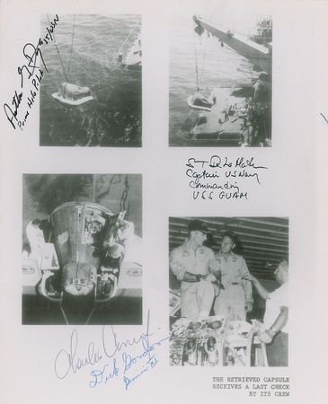 Lot #8331 Charlie Duke Autograph Manuscript Signed - Image 1