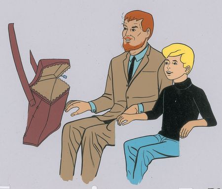 Lot #1068 Johnny and Dr. Quest production cels from Johnny Quest Production Cels - Image 1