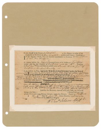 Lot #194 US Constitution Signers: Impressive Constitutional Convention collection, highlighted by 31 signers of the US Constitution, plus non-signers and invitees like Laurens and Henry - Image 16