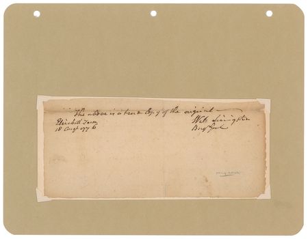 Lot #194 US Constitution Signers: Impressive Constitutional Convention collection, highlighted by 31 signers of the US Constitution, plus non-signers and invitees like Laurens and Henry - Image 19