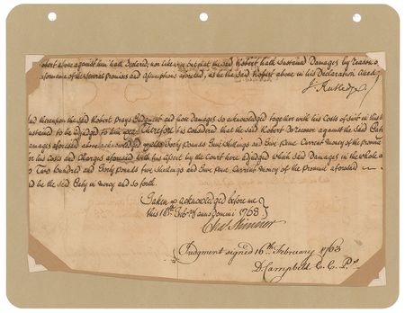 Lot #194 US Constitution Signers: Impressive Constitutional Convention collection, highlighted by 31 signers of the US Constitution, plus non-signers and invitees like Laurens and Henry - Image 27