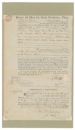 Lot #194 US Constitution Signers: Impressive Constitutional Convention collection, highlighted by 31 signers of the US Constitution, plus non-signers and invitees like Laurens and Henry - Image 54
