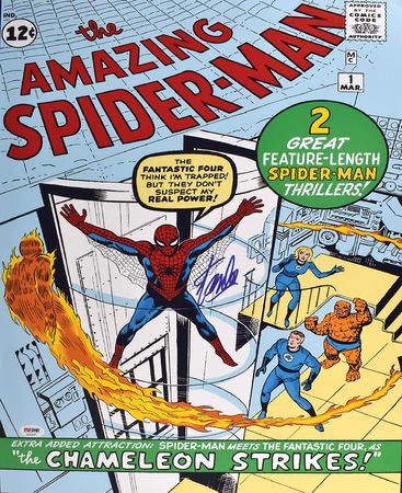 Lot #919 Stan Lee Signed Photograph - Image 1