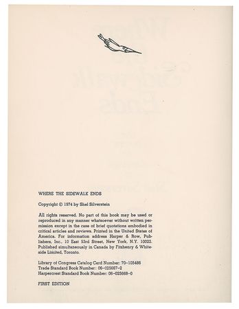Lot #557 Shel Silverstein Book - Image 2