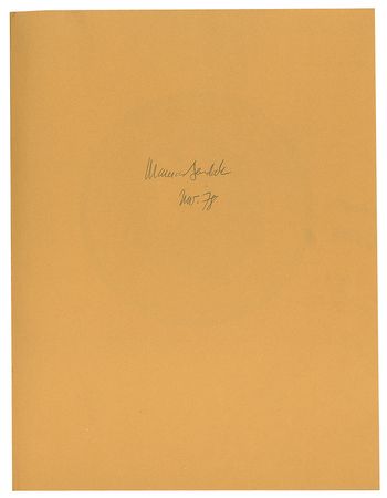 Lot #556 Maurice Sendak Book - Image 2