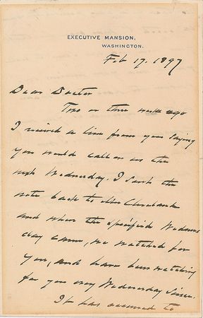 Lot #45 Grover Cleveland Handwritten Letter Signed - Image 2