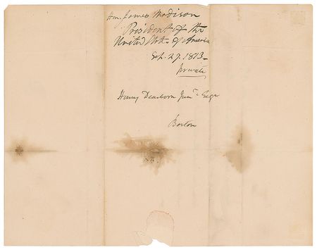 Lot #12 James Madison Handwritten Letter Signed - Image 2