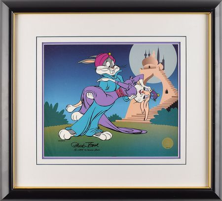 Lot #1063 Bugs Bunny limited edition cel signed by Chuck Jones Limited Edition Cel - Image 1