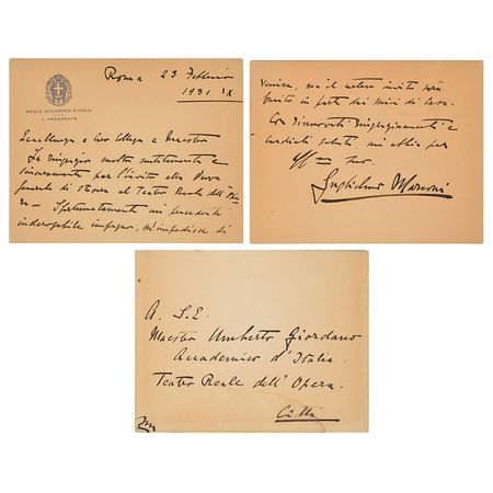 Lot #217 Guglielmo Marconi Handwritten Letter Signed - Image 1