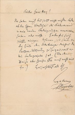 Lot #615 Giacomo Meyerbeer - Image 1