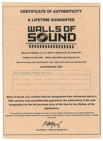 Lot #681 The Who: Pete Townshend - Image 2